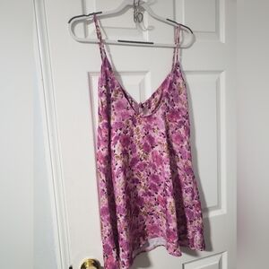 Floral Pink and Purple Dress